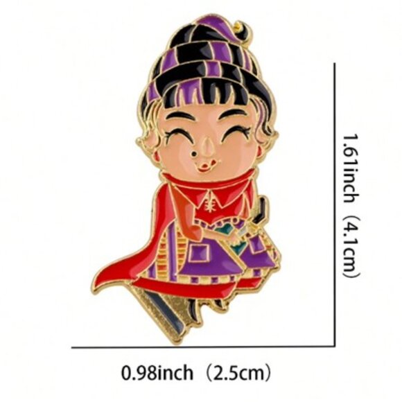 DISNEY Hocus Pocus “Mary Sanderson” Enamel Trading Pin (NEW & SO CUTE!) - Picture 2 of 3
